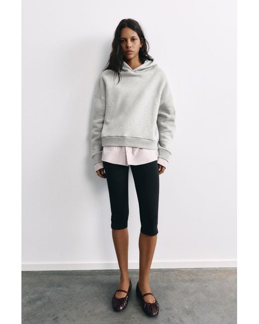 Pull&Bear Black Combined Hoodie