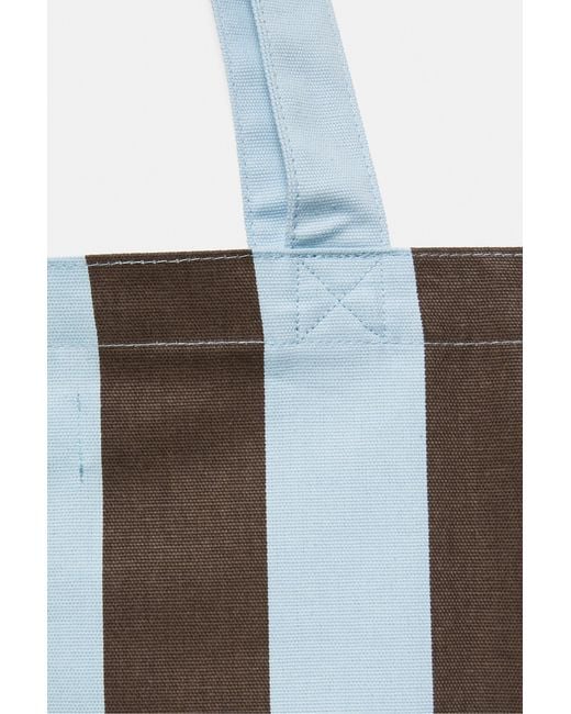 Tote Bag Righe Città di Pull&Bear in White
