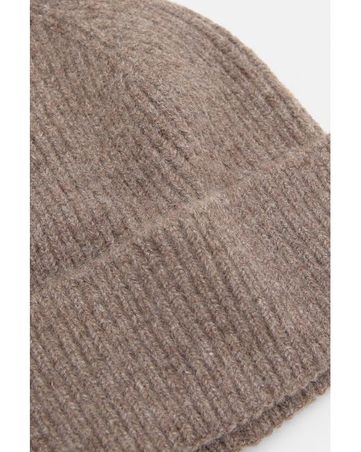 Pull&Bear Brown Knit Beanie