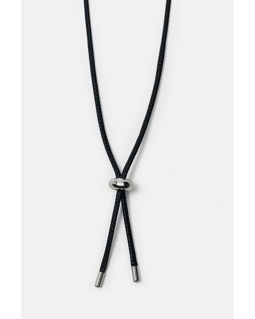 Maxi Collana Con Conchiglie di Pull&Bear in White