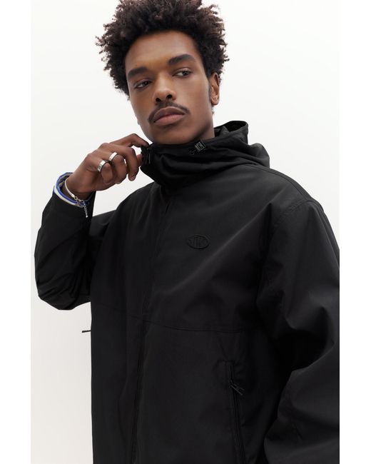 Pull&Bear Blue Lightweight Stwd Raincoat for men