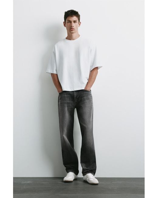 Jean Droit Pull&Bear pour homme en coloris Gray