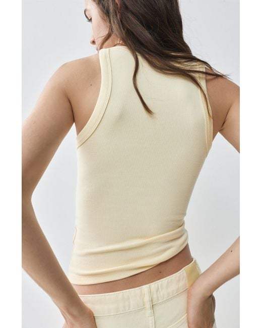 Pull&Bear Natural Basic Tank Top