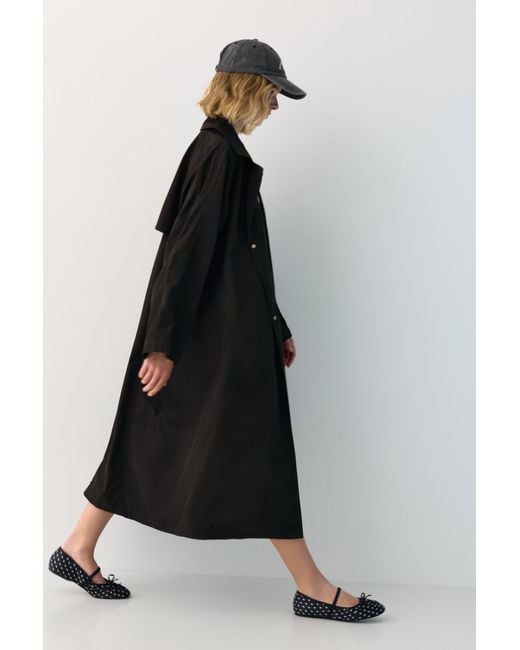 Trench Léger Oversize Pull&Bear en coloris Natural