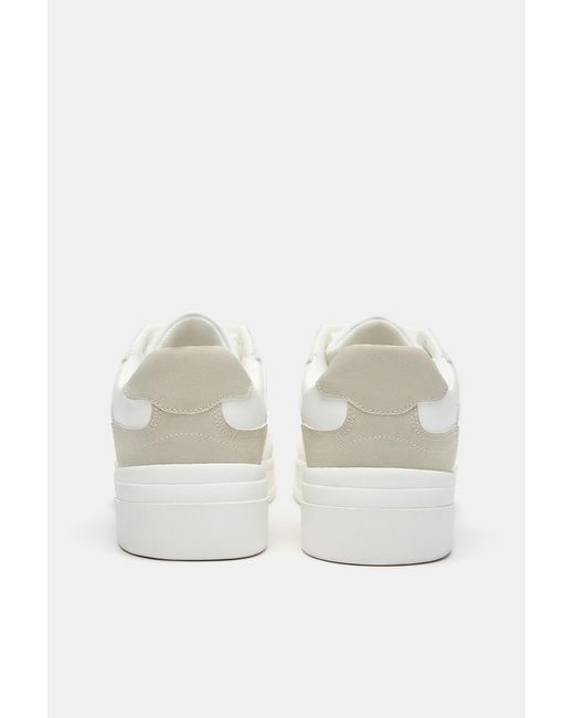 Pull&Bear Black Stwd Multi-Piece Trainers for men