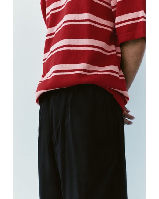 Pull&Bear Green Tailored Jogging Trousers for men
