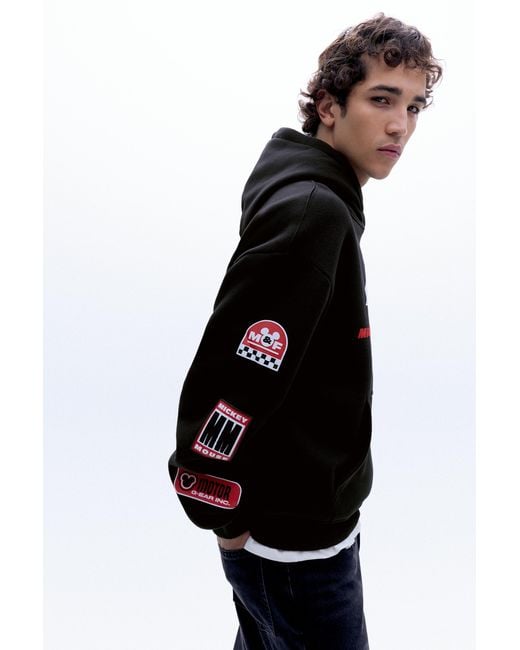 Pull&Bear Disney X F1 Capuchonsweater in het Black voor heren