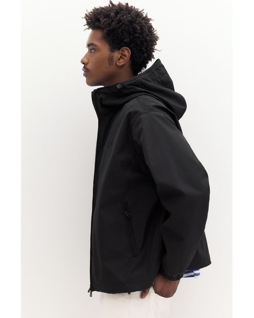 Pull&Bear Blue Lightweight Stwd Raincoat for men