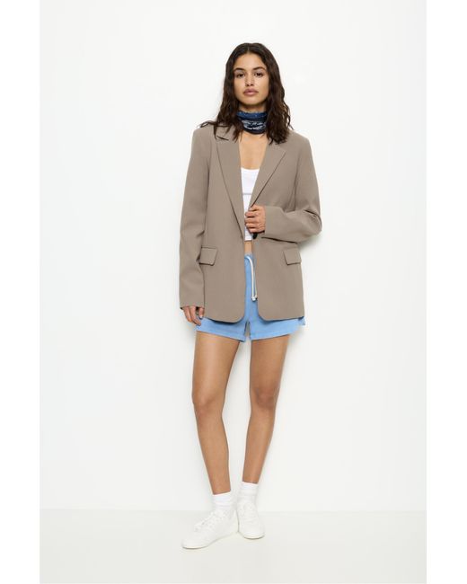 Pull&Bear Natural Basic Blazer
