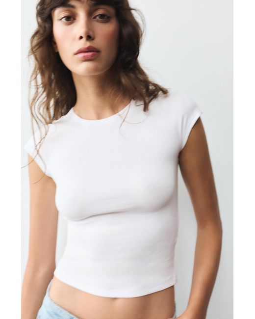Pull&Bear Multicolor Fitted Short Sleeve T-Shirt