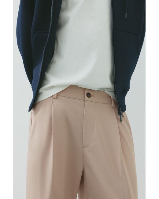 Pantalon Tailoring Wide Leg Pull&Bear pour homme en coloris Black