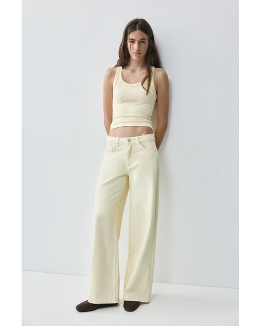 Pull&Bear Natural Basic Tank Top