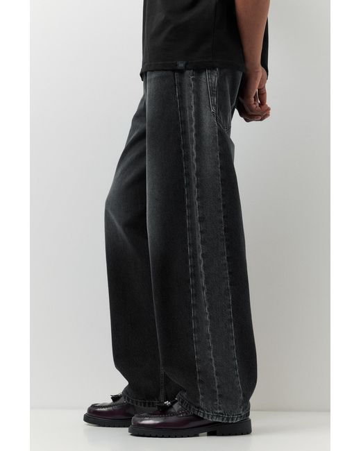 Pull&Bear Balloon Fit Jeans in het Black voor heren