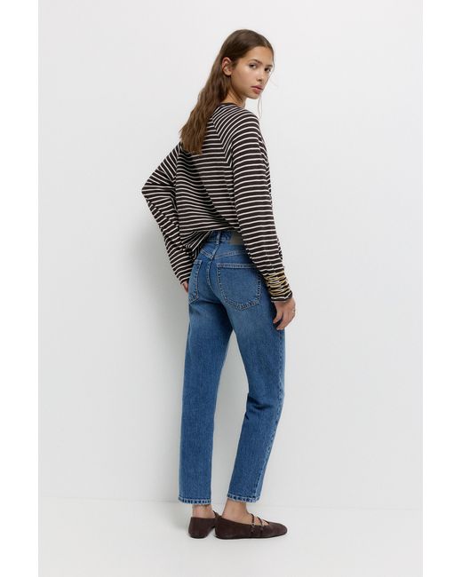 Pull&Bear Slim Jeans Comfort in het Blue