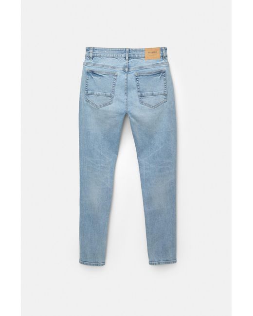 Pull&Bear Basic Skinny Jeans in het Blue voor heren