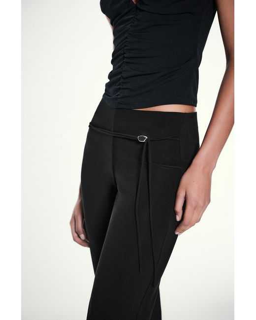 Pantalon Flare Pull&Bear en coloris Black