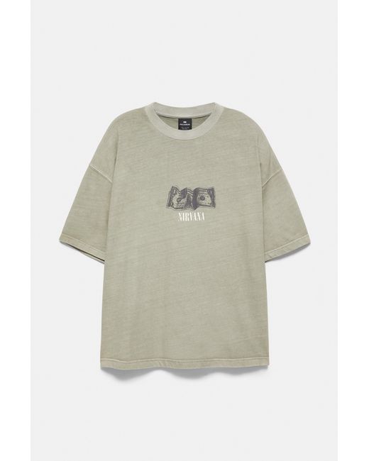 Pull&Bear Nirvana T-Shirt in het Multicolor voor heren