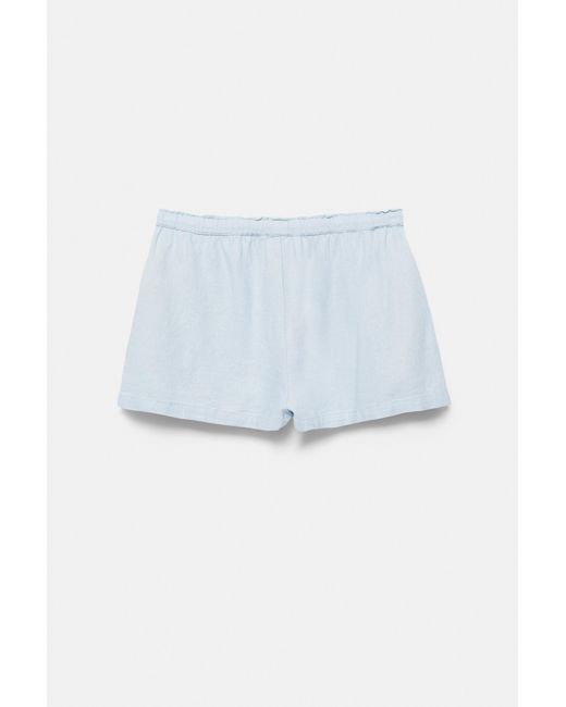 Pull&Bear Gray Linen Blend Shorts