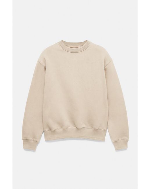 Pull&Bear Natural Relaxed Fit Sweatshirt for men