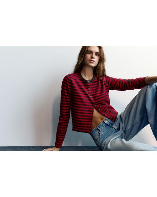 Pull&Bear Basic Vest in het Red