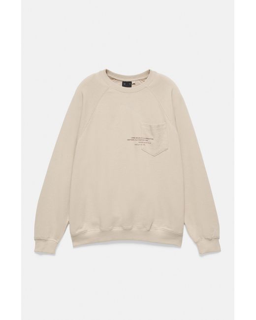 Sweat Poche Et Texte Pull&Bear pour homme en coloris Natural