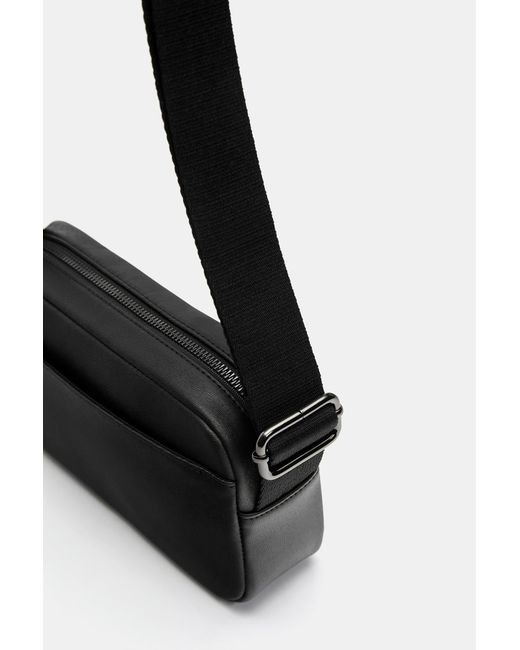 Pull&Bear Casual-Umhängetasche in Black für Herren