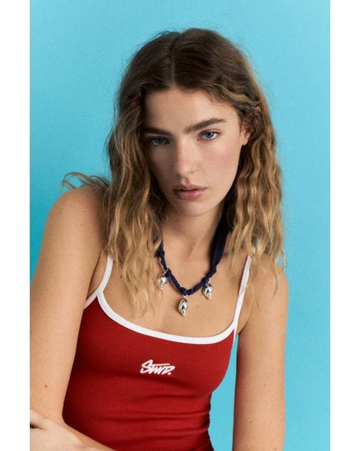 Collier Coquillages Pull&Bear en coloris Blue