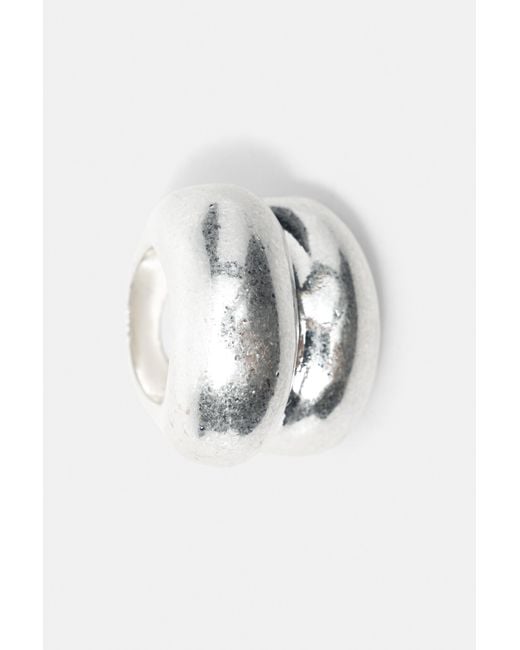 Anello Maxi Metallizzato di Pull&Bear in Metallic