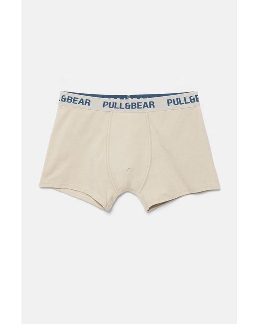 Pull&Bear Blue Pack Of 3 Boxers for men