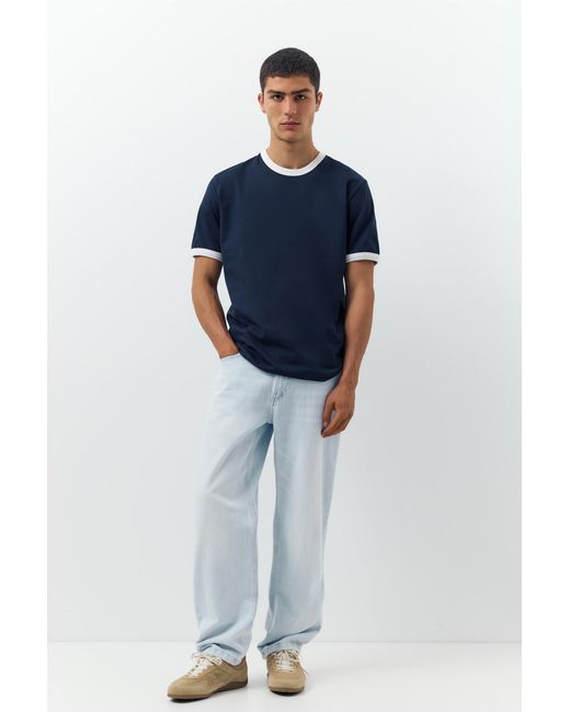 Pull&Bear Straight Jeans in Blue für Herren