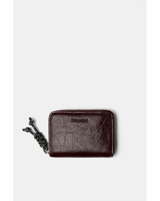 Pull&Bear Brown Knot Wallet