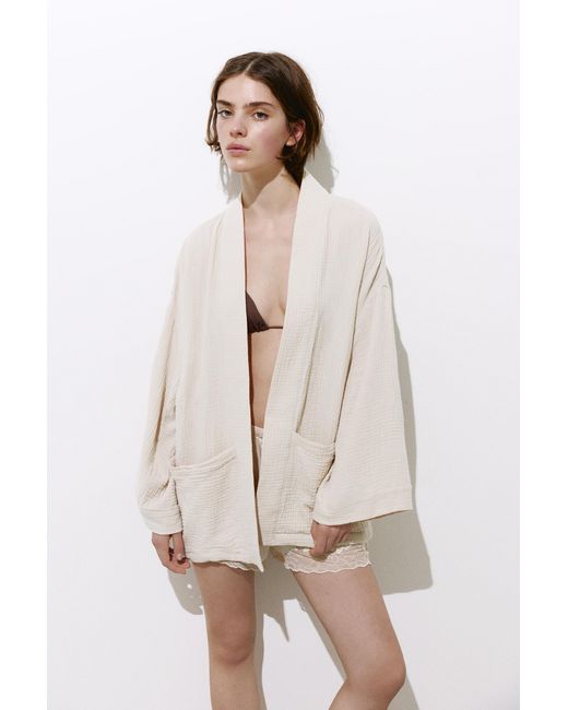 Kimono Gaze De Cotton Pull&Bear en coloris Multicolor