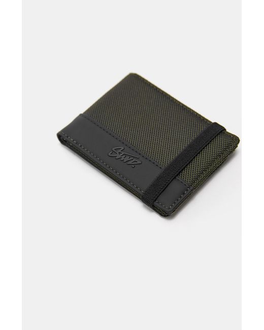 Pull&Bear White Stwd Wallet for men