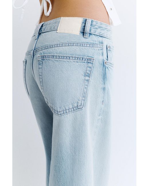 Pull&Bear Blue Oversize Baggy Jeans