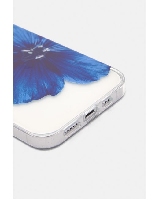 Pull&Bear Blue Blumen-Iphone-Hülle
