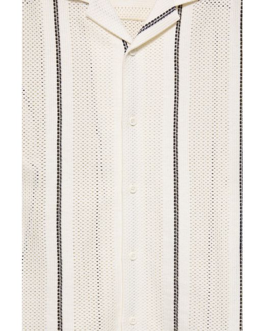 Camicia Maniche Corte di Pull&Bear in White da Uomo