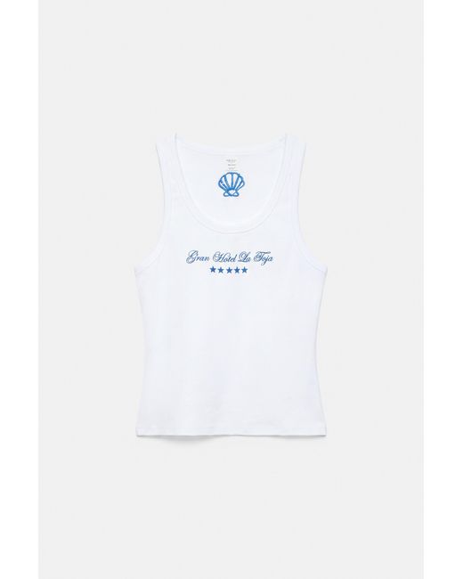 Pull&Bear Natural La Toja Tank Top
