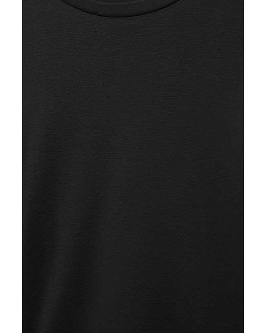 Pull&Bear Black Fitted Long Sleeve T-Shirt
