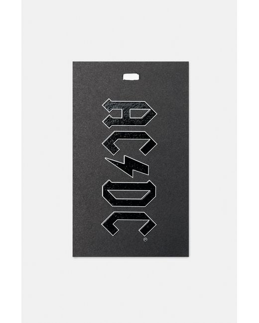 Pull&Bear Multicolor Relaxed Fit Ac/Dc T-Shirt for men