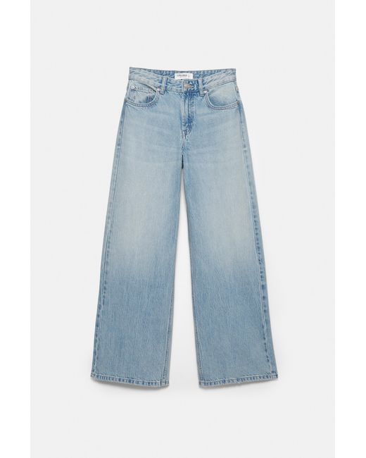 Pull&Bear Blue Oversize Baggy Jeans