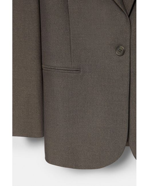 Pull&Bear Oversized Blazer in het Black