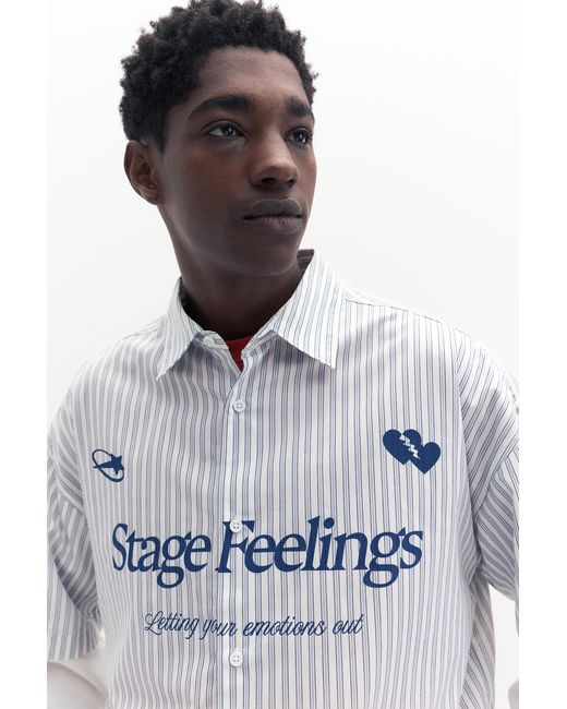 Chemise Double Manche Graphique Pull&Bear pour homme en coloris Multicolor