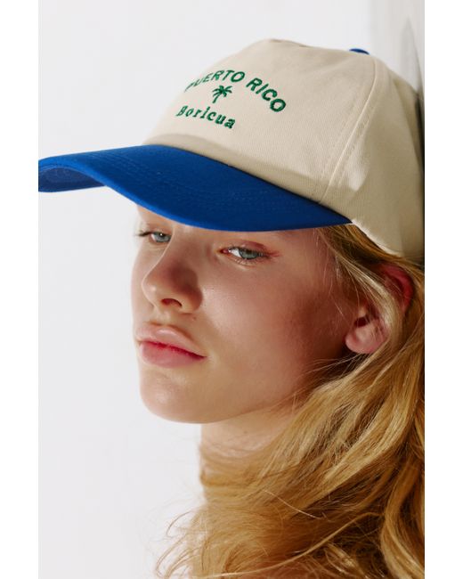 Pull&Bear Blue Puerto Rico Cap