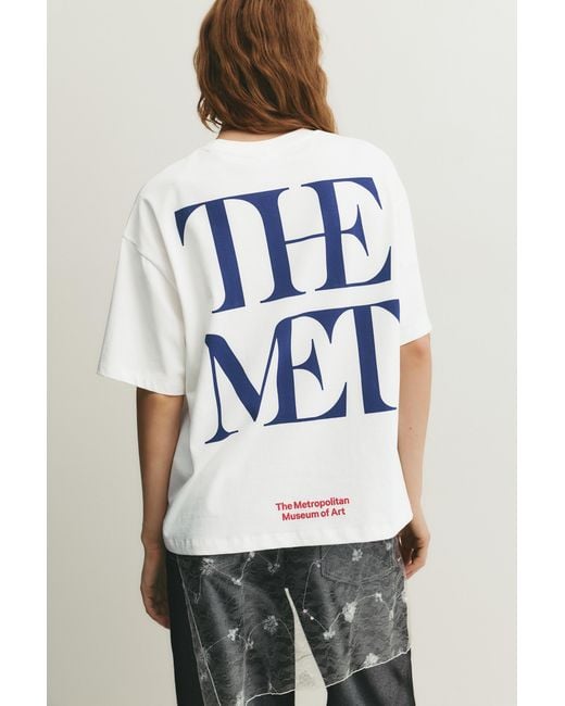 Pull&Bear Black The Met T-Shirt