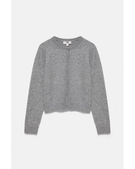 Pull&Bear Gray Soft Knit Cardigan