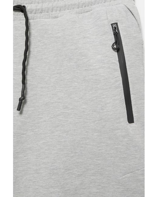 Pull&Bear Regular Fit Jogging Bermuda in het Gray voor heren