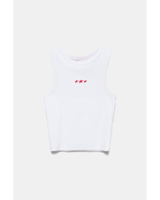 Débardeur Étoiles Pull&Bear en coloris Blue