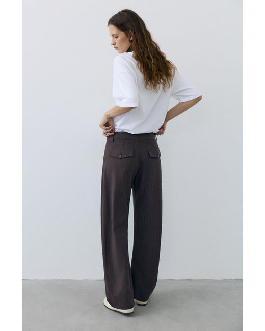Pull&Bear Nette Broek in het Brown