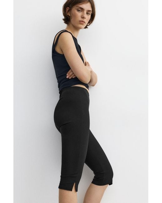 Pull&Bear Black Capris