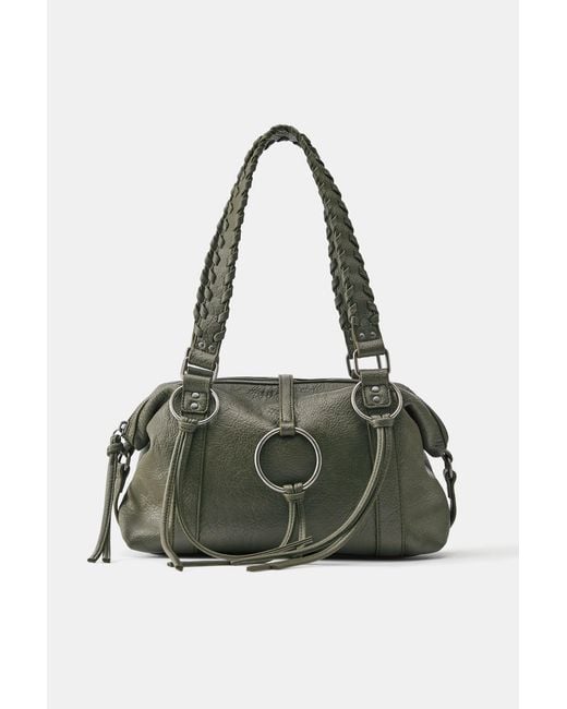 Pull&Bear Multicolor Ring Detail Shoulder Bag